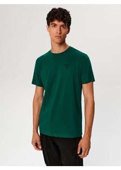 Sinsay - Koszulka z nadrukiem - zielony ze sklepu Sinsay w kategorii T-shirty męskie - zdjęcie 161682784