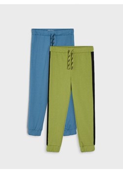 Sinsay - Spodnie dresowe jogger 2 pack - zielony ze sklepu Sinsay w kategorii Spodnie chłopięce - zdjęcie 161682923