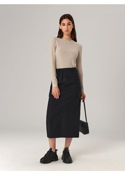Sinsay - Spódnica midi - czarny ze sklepu Sinsay w kategorii Spódnice - zdjęcie 161683022