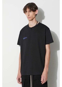 Pangaia t-shirt bawełniany kolor czarny z nadrukiem ze sklepu PRM w kategorii T-shirty męskie - zdjęcie 161699742