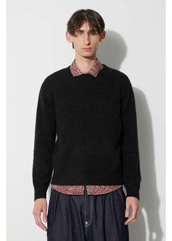 A.P.C. sweter wełniany męski kolor czarny lekki ze sklepu PRM w kategorii Swetry męskie - zdjęcie 161699774