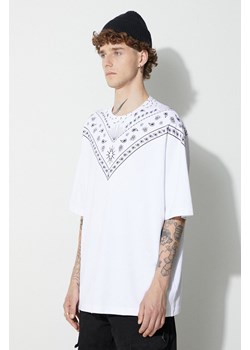 Marcelo Burlon t-shirt bawełniany Bandana kolor biały z nadrukiem ze sklepu PRM w kategorii T-shirty męskie - zdjęcie 161711560