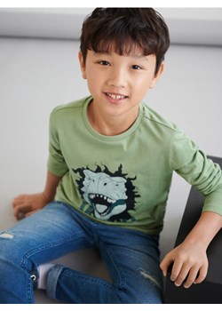 Sinsay - Koszulka z nadrukiem - zielony ze sklepu Sinsay w kategorii T-shirty chłopięce - zdjęcie 161766071