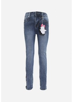 Niebieskie Jeansy Skinny z Saszetką Piko ze sklepu Born2be Odzież w kategorii Spodnie dziewczęce - zdjęcie 161766912