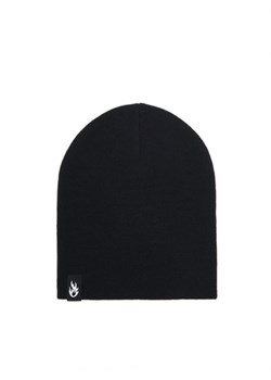 Cropp - Czarna dzianinowa czapka - czarny ze sklepu Cropp w kategorii Czapki zimowe męskie - zdjęcie 161770833