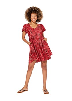 Aller Simplement Sukienka w kolorze brązowo-czerwonym ze sklepu Limango Polska w kategorii Sukienki - zdjęcie 161773330