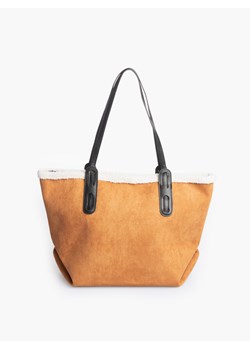 GATE Torebka shopper wykonana z imitacji zamszu damskiego uni ze sklepu gateshop w kategorii Torby Shopper bag - zdjęcie 161777852