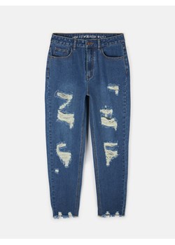 GATE Jeansy mom fit z dziurami 34 ze sklepu gateshop w kategorii Jeansy damskie - zdjęcie 161786364