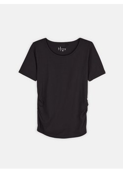 GATE Klasyczna koszulka ciążowa plus size z krótkim rękawem 46 ze sklepu gateshop w kategorii Bluzki ciążowe - zdjęcie 161791190