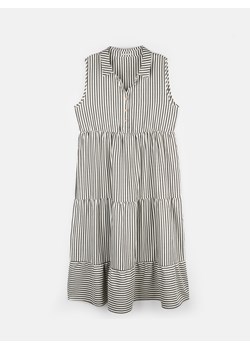 GATE Damska sukienka maxi plus size w paski 44 ze sklepu gateshop w kategorii Sukienki - zdjęcie 161792714