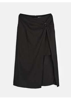 GATE Damska spódnica midi z mieszanki lnu XS ze sklepu gateshop w kategorii Spódnice - zdjęcie 161793143