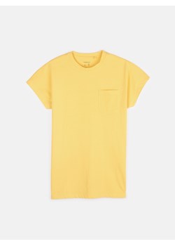 GATE Bawełniany t-shirt basic z kieszonką 8Y ze sklepu gateshop w kategorii Bluzki dziewczęce - zdjęcie 161798254