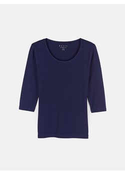 GATE Klasyczna elastyczna koszulka damska z rękawami 3/4 34 ze sklepu gateshop w kategorii Bluzki damskie - zdjęcie 161805041