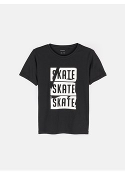 GATE Chłopięca bawełniana koszulka z napisem Skate 8Y ze sklepu gateshop w kategorii T-shirty chłopięce - zdjęcie 161805840