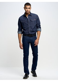 Koszula męska jeansowa granatowa Chuck 760 ze sklepu Big Star w kategorii Koszule męskie - zdjęcie 161811451