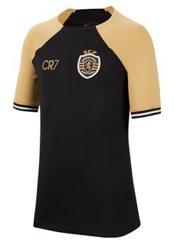 Koszulka piłkarska dla dużych dzieci Nike Dri-FIT Sporting CP x CR7 Stadium 2023/24 - Czerń ze sklepu Nike poland w kategorii T-shirty chłopięce - zdjęcie 161814560
