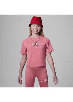T-shirt dla dużych dzieci Jordan - Różowy ze sklepu Nike poland w kategorii Bluzki dziewczęce - zdjęcie 161814561