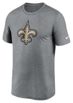 T-shirt męski Nike Dri-FIT Logo Legend (NFL New Orleans Saints) - Szary ze sklepu Nike poland w kategorii T-shirty męskie - zdjęcie 161814583