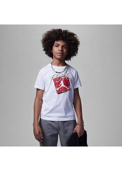 T-shirt dla dużych dzieci Jordan Faded Flight Tee - Biel ze sklepu Nike poland w kategorii T-shirty chłopięce - zdjęcie 161814590