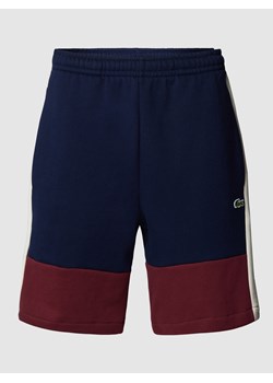 Szorty z dzianiny dresowej w stylu Colour Blocking ze sklepu Peek&Cloppenburg  w kategorii Spodenki męskie - zdjęcie 161814991