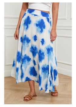 Plus Size Company Spódnica w kolorze niebiesko-białym ze sklepu Limango Polska w kategorii Spódnice - zdjęcie 161816033