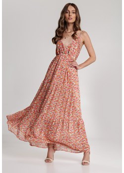 Pomarańczowa Sukienka Ilenome ze sklepu Renee odzież w kategorii Sukienki - zdjęcie 161822734