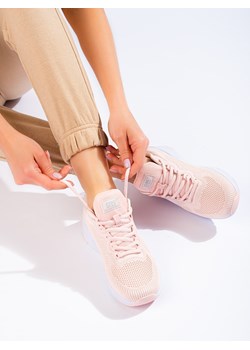 Różowe buty sportowe damskie DK ze sklepu czasnabuty.pl w kategorii Buty sportowe damskie - zdjęcie 161834062