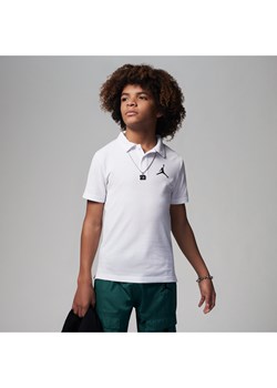 Koszulka polo dla dużych dzieci Jordan Jumpman - Biel ze sklepu Nike poland w kategorii T-shirty chłopięce - zdjęcie 161847174