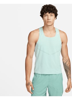 Męska startowa koszulka bez rękawów Nike Dri-FIT ADV AeroSwift - Zieleń ze sklepu Nike poland w kategorii T-shirty męskie - zdjęcie 161847193