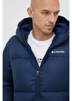 Columbia kurtka Puffect Hooded Jacket męska kolor granatowy zimowa 2008413 ze sklepu PRM w kategorii Kurtki męskie - zdjęcie 161847280