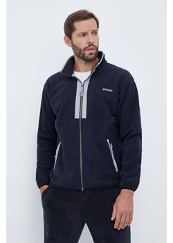 Columbia bluza polarowa kolor czarny wzorzysta ze sklepu PRM w kategorii Bluzy męskie - zdjęcie 161847290