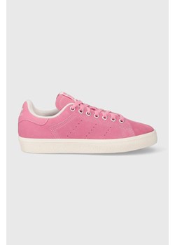adidas Originals sneakersy zamszowe Stan Smith CS J kolor różowy IG7675 ze sklepu PRM w kategorii Buty sportowe damskie - zdjęcie 161858814