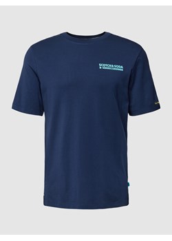 T-shirt z nadrukiem z logo model ‘Cassette’ ze sklepu Peek&Cloppenburg  w kategorii T-shirty męskie - zdjęcie 161859352
