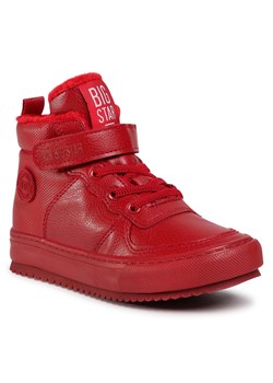 Sneakersy Big Star Shoes GG374042 Red ze sklepu eobuwie.pl w kategorii Buty zimowe dziecięce - zdjęcie 161865240