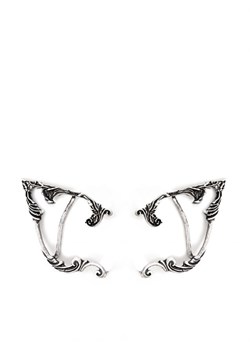 Cropp - Nausznice elfie uszy - srebrny ze sklepu Cropp w kategorii Kolczyki - zdjęcie 161915362