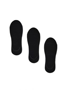 Cropp - 3 pack czarnych skarpetek stopek - czarny ze sklepu Cropp w kategorii Skarpetki damskie - zdjęcie 161915370