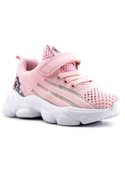 Przewiewne buty dziecięce sportowe, adidasy American Club ES 24/21, różowe ze sklepu ulubioneobuwie w kategorii Buty sportowe dziecięce - zdjęcie 161930162