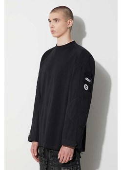 032C longsleeve bawełniany kolor czarny gładki ze sklepu PRM w kategorii T-shirty męskie - zdjęcie 161934183