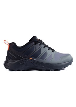 Szare buty trekkingowe damskie DK Softshell czarne ze sklepu ButyModne.pl w kategorii Buty trekkingowe damskie - zdjęcie 161943251