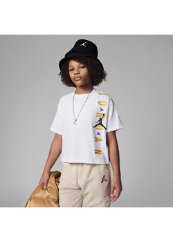T-shirt dla dużych dzieci Jordan „Time To Shine” Tee - Biel ze sklepu Nike poland w kategorii Bluzki dziewczęce - zdjęcie 161944324