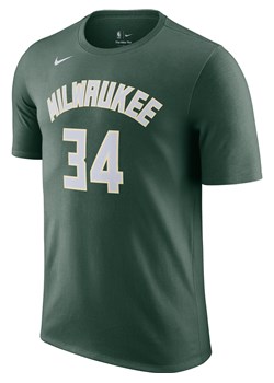 T-shirt męski Milwaukee Bucks Nike NBA - Zieleń ze sklepu Nike poland w kategorii T-shirty chłopięce - zdjęcie 161944343