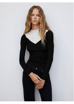 Mango Sweter Brindel 57023812 Czarny Slim Fit ze sklepu MODIVO w kategorii Swetry damskie - zdjęcie 161951784