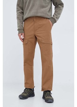 Columbia spodnie Wallowa Cargo męskie kolor brązowy ze sklepu ANSWEAR.com w kategorii Spodnie męskie - zdjęcie 161958170