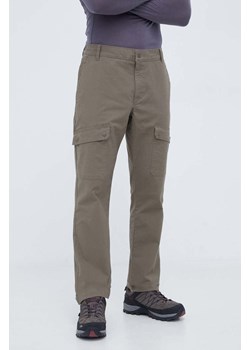 Columbia spodnie Wallowa Cargo męskie kolor zielony ze sklepu ANSWEAR.com w kategorii Spodnie męskie - zdjęcie 161958174