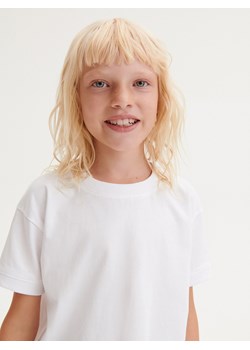 Reserved - T-shirt z naszywką - biały ze sklepu Reserved w kategorii Bluzki dziewczęce - zdjęcie 161961463