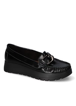 Mokasyny Lemar 10141 Naplak Czarny+cn ze sklepu Arturo-obuwie w kategorii Mokasyny damskie - zdjęcie 161967251