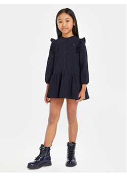 Tommy Hilfiger Sukienka codzienna KG0KG07354 Granatowy Regular Fit ze sklepu MODIVO w kategorii Sukienki dziewczęce - zdjęcie 161969814