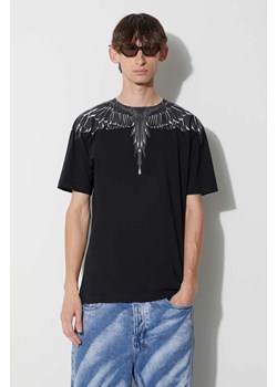 Marcelo Burlon t-shirt bawełniany Icon Wings kolor czarny z nadrukiem ze sklepu PRM w kategorii T-shirty męskie - zdjęcie 161985241