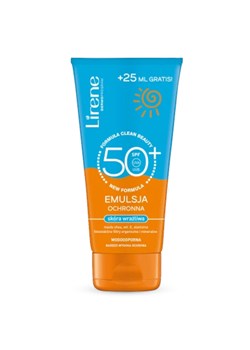 Lirene SUN Emulsja ochronna skóra wrażliwa SPF 50+ 25ml gratis! ze sklepu 5.10.15 w kategorii Kosmetyki do opalania - zdjęcie 161987703