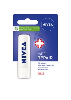 Nivea Med Repair Pielęgnująca pomadka do ust 4,8 g ze sklepu 5.10.15 w kategorii Pomadki do ust - zdjęcie 161997064